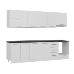 Minar 285 Cm Mutfak Dolabı Beyaz 285-B5