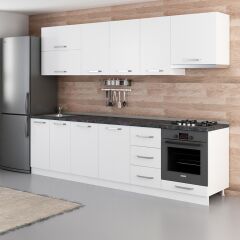 Minar 285 Cm Mutfak Dolabı Beyaz 285-B5