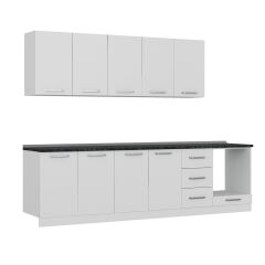 Minar 285 Cm Mutfak Dolabı Beyaz 285-B6