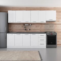 Minar 285 Cm Mutfak Dolabı Beyaz 285-B7