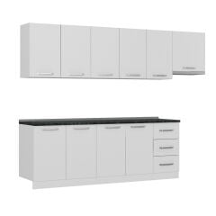 Minar 285 Cm Mutfak Dolabı Beyaz 285-B7