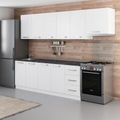 Minar 285 Cm Mutfak Dolabı Beyaz 285-B7