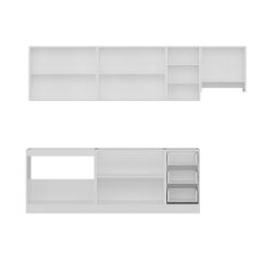 Minar 285 Cm Mutfak Dolabı Beyaz 285-B7