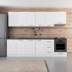 Minar 285 Cm Mutfak Dolabı Beyaz 285-B8