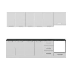 Minar 285 Cm Mutfak Dolabı Beyaz 285-B8