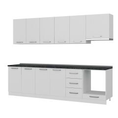 Minar 285 Cm Mutfak Dolabı Beyaz 285-B8