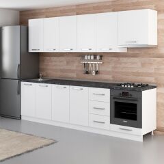 Minar 285 Cm Mutfak Dolabı Beyaz 285-B8