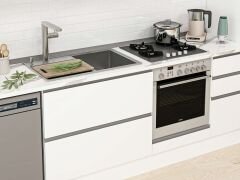 Alvinka 370X240 Cm High Gloss Mutfak Dolabı Mbb-E80B50S40-3 High Gloss | Beyaz - Mdf