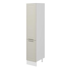 Alvinka Mutfak Modül Mbr_C 40-H210Cm Boy Dolabı Beyaz Kumtaşı