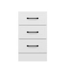 Alvinka Mutfak Modül Mbr_A Alt 3Ç Nray 50Cm Dolap Beyaz Beyaz