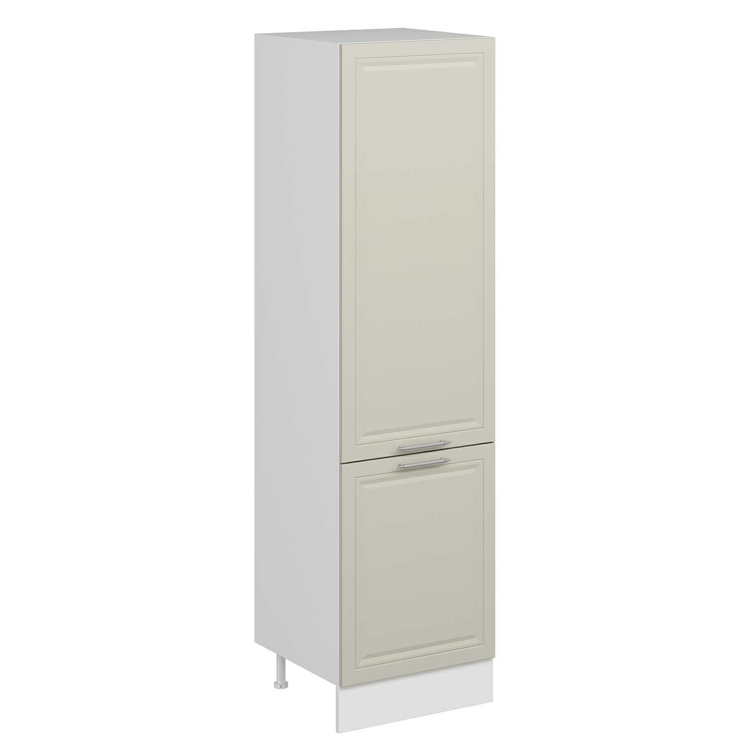 Alvinka Mutfak Modül Mbr_C 60-H222Cm Boy Dolabı Beyaz Kumtaşı Mdf