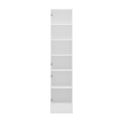 Alvinka Mutfak Modül Mbr_C 45-H210Cm Boy Dolabı Beyaz Kumtaşı