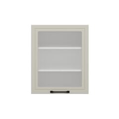 Alvinka Mutfak Modül Mbr_A Üst 1Dk2R 60-H72Cm Dolap Cam Beyaz Kumtaşı Mdf