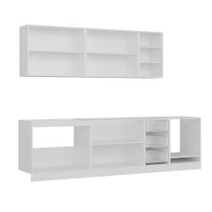 Minar 285 Cm Mutfak Dolabı Beyaz Dore 285-D6