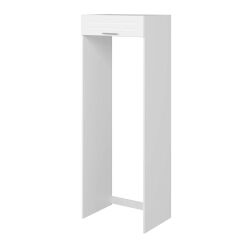 Alvinka Mutfak Modül Mbr_C 80-H222Cm Buz Dolabı Beyaz Beyaz Suntalam