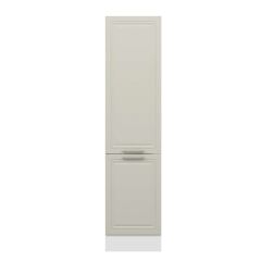 Alvinka Mutfak Modül Mbr_C 50-H210Cm Boy Dolabı Beyaz Kumtaşı