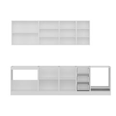 Minar 290 Cm Mutfak Dolabı Beyaz 290-B3