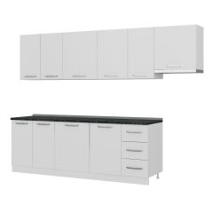 Minar 290 Cm Mutfak Dolabı Beyaz 290-B4