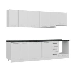 Minar 290 Cm Mutfak Dolabı Beyaz 290-B5