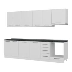 Minar 290 Cm Mutfak Dolabı Beyaz 290-B5