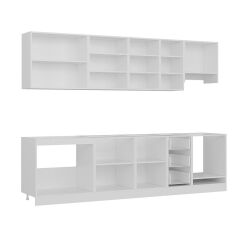 Minar 290 Cm Mutfak Dolabı Beyaz 290-B5