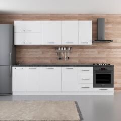 Minar 290 Cm Mutfak Dolabı Beyaz 290-B6