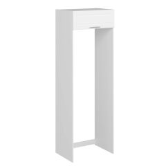 Alvinka Mutfak Modül Mbr_C 80-H240Cm Buz Dolabı Beyaz Beyaz Mdf