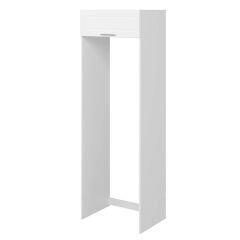 Alvinka Mutfak Modül Mbr_C 80-H240Cm Buz Dolabı Beyaz Beyaz Mdf