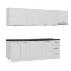 Minar 290 Cm Mutfak Dolabı Beyaz 290-B7