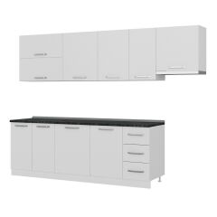 Minar 290 Cm Mutfak Dolabı Beyaz 290-B7