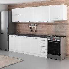 Minar 290 Cm Mutfak Dolabı Beyaz 290-B7