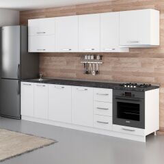 Minar 290 Cm Mutfak Dolabı Beyaz 290-B8