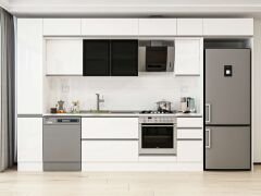 Alvinka 360X240 Cm High Gloss Mutfak Dolabı Mbb-E80B40S40-3