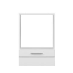 Alvinka Mutfak Modül Mbr_C Alt 1K 60Cm Ank Dolap Beyaz Beyaz Mdf