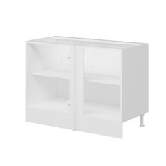 Alvinka Mutfak Modül Mbr_A Alt 1K1R 120Cm Köşe Dolap Beyaz Kumtaşı Mdf