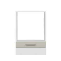 Alvinka Mutfak Modül Mbr_C Alt 1K 60Cm Ank Dolap Beyaz Kumtaşı Mdf