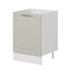 Alvinka Mutfak Modül Mbr_C Alt 1K 60Cm Evye Dolap Beyaz Kumtaşı Mdf