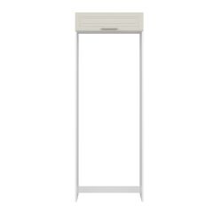 Alvinka Mutfak Modül Mbr_C 80-H222Cm Buzdolabı Beyaz Kumtaşı
