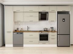 Alvinka 380X240 Cm Klasik Mebran Mutfak Dolabı Mbb-E90B45S45-2