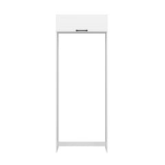 Alvinka Mutfak Modül Mbr_A 90-H240Cm Buz Dolabı Beyaz Beyaz Mdf