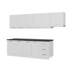 Minar 295 Cm Mutfak Dolabı Beyaz 295-B4