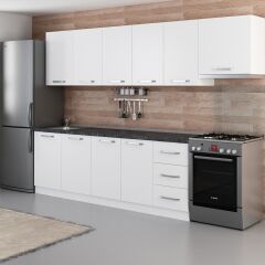 Minar 295 Cm Mutfak Dolabı Beyaz 295-B4