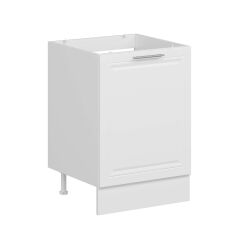 Alvinka Mutfak Modül Mbr_C Alt 1K 60Cm Evye Dolap Beyaz Beyaz