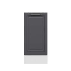 Alvinka Mutfak Modül Mbr_C Alt 1K1R 40Cm Dolap Beyaz Antrasit Mdf