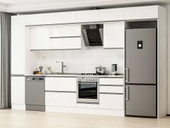 Alvinka 385X240 Cm High Gloss Mutfak Dolabı Mbb-E80B45S60-2