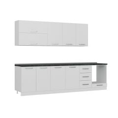 Minar 295 Cm Mutfak Dolabı Beyaz 295-B6