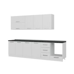 Minar 295 Cm Mutfak Dolabı Beyaz 295-B6