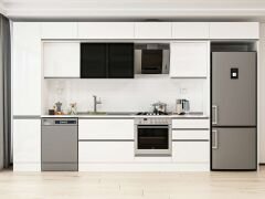 Alvinka 385X240 Cm High Gloss Mutfak Dolabı Mbb-E80B45S60-3