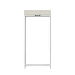 Alvinka Mutfak Modül Mbr_A 100-H222Cm Buz Dolabı Beyaz Kumtaşı Mdf