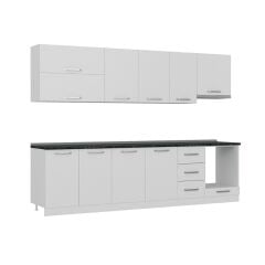 Minar 295 Cm Mutfak Dolabı Beyaz 295-B8